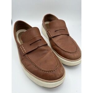 Cole Haan Grand 360 Penny Loafers Men's 13M Brown Leather Slip-On Shoes.    1603